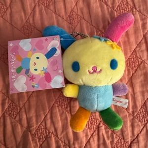 GENUINE JAPANESE SANRIO Usahana Plush Keychain